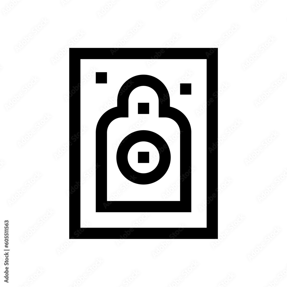 gun mark icon with black color gun mark icon with black color