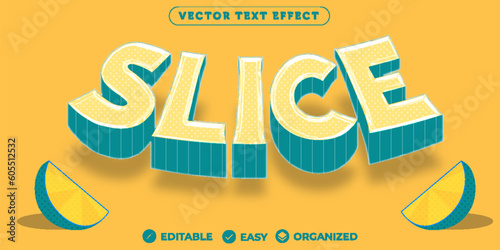 Slice Text Effect,Fully Editable Font Text Effect