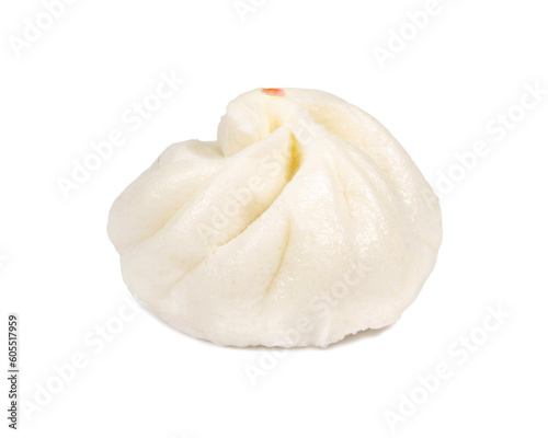 Chinese Steamed Buns isolated on white background.