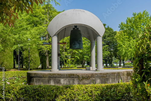 Bell of Peace located in Hiroshima Peace Memorial Park