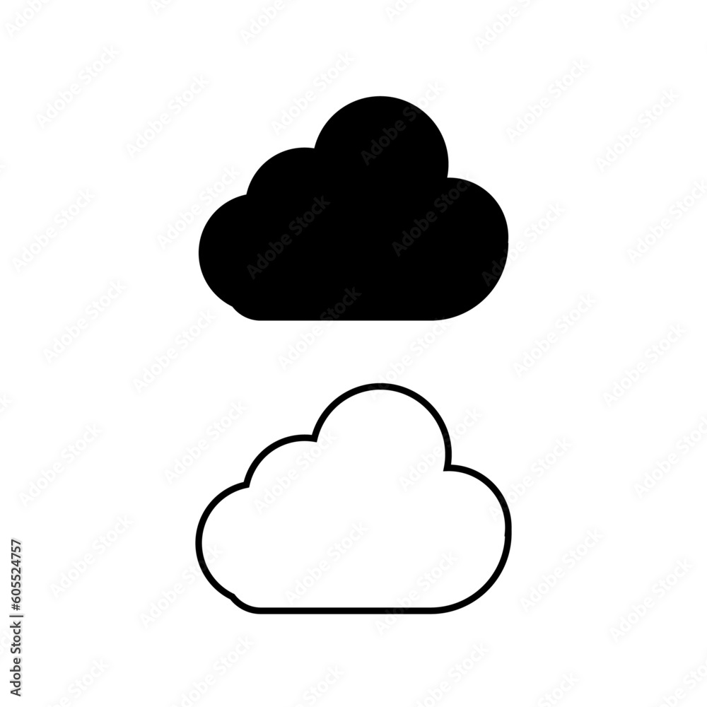 Cloud Icon, Cloud Vector, Technology, Data, Server Cloud Icon, Cloud Vector, Technology, Data, Server