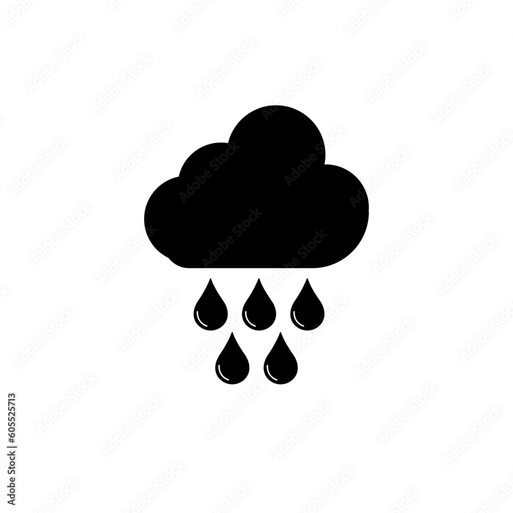 Rain Cloud, Rain Icon, Rain Vector, Cloud Vector, Weather Rain Cloud, Rain Icon, Rain Vector, Cloud Vector, Weather