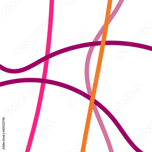 Pink Graphic Lines Background 