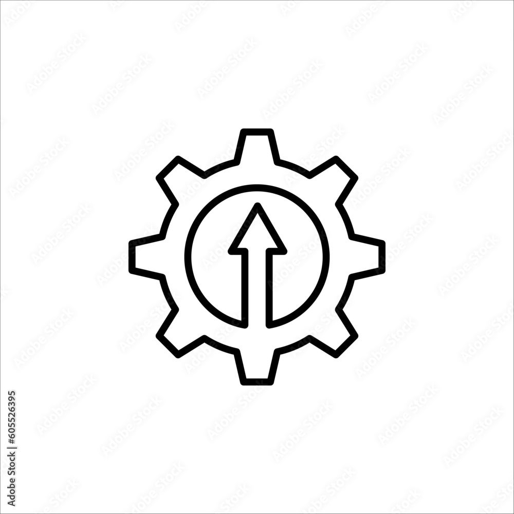 Loading process. Concept of upgrade application progress icon for graphic and web design. Upgrade Update system icon on white background Loading process. Concept of upgrade application progress icon for graphic and web design. Upgrade Update system icon on white background