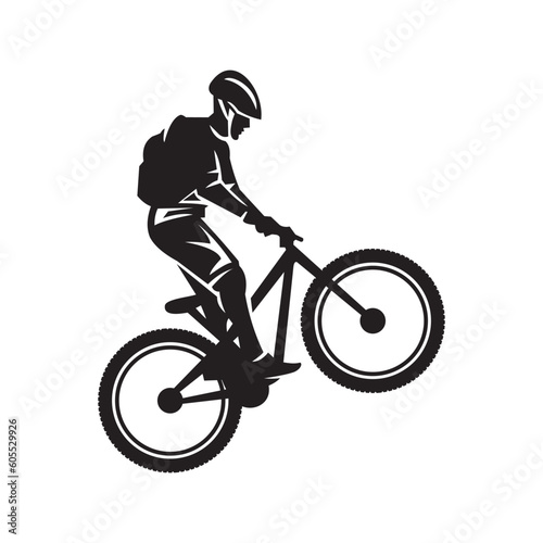 mountain bike logo design