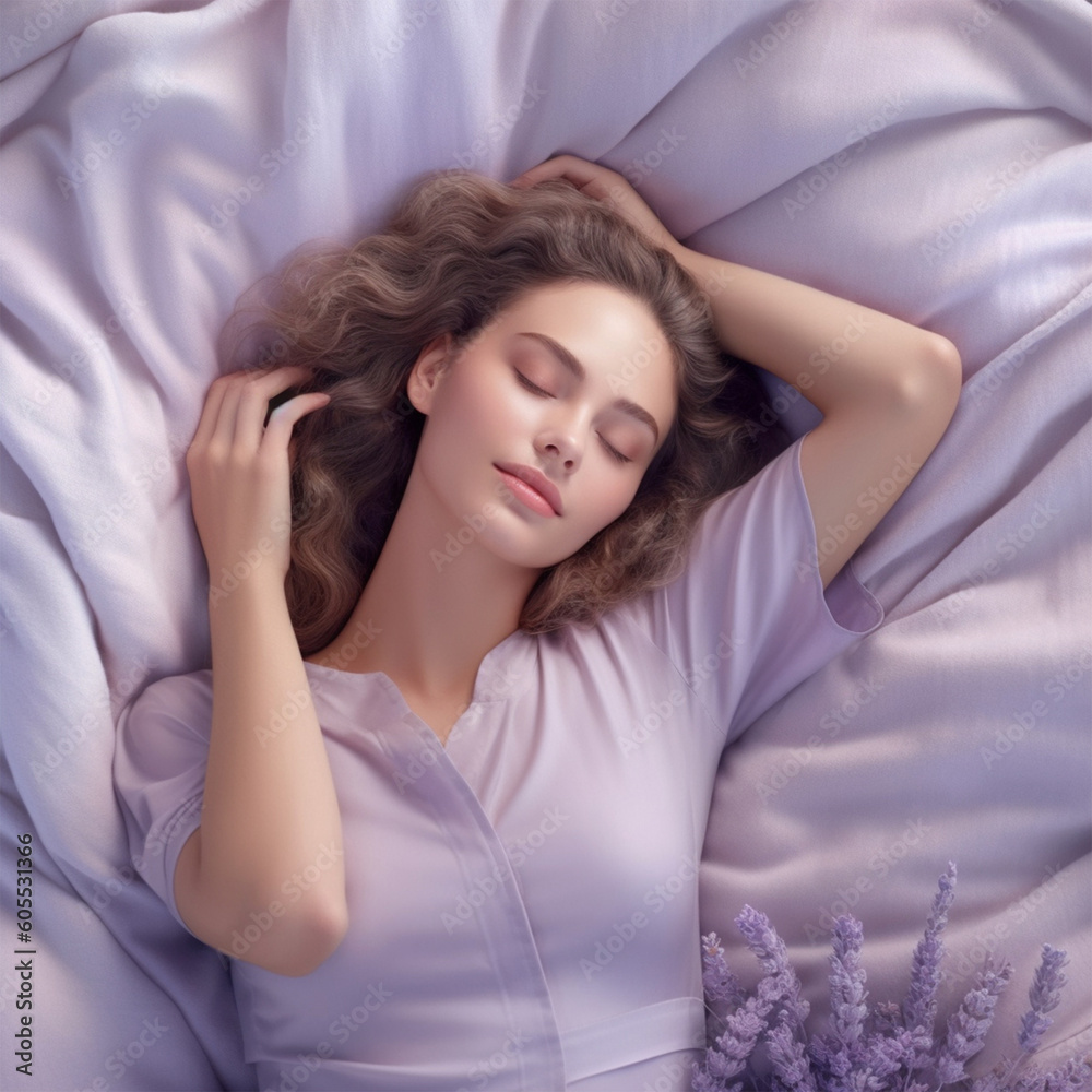 portrait of a woman in bed portrait of a woman in bed