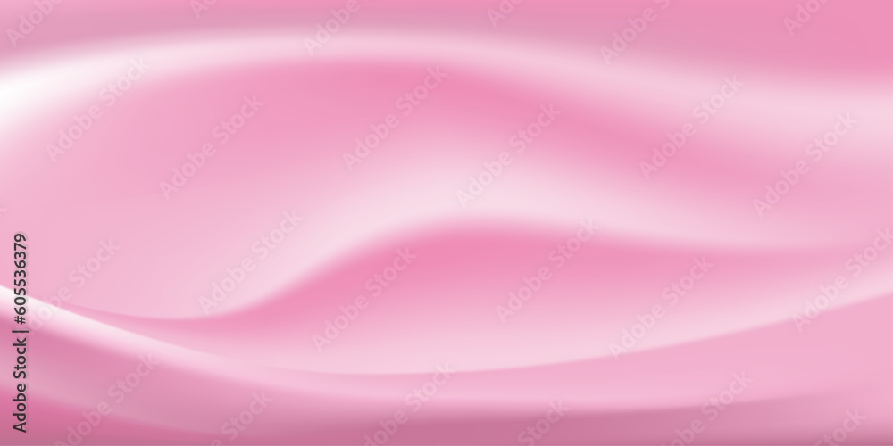 Obraz premium Abstract Background Smooth Pink Gradient Mesh Wave Design. Soft Background Template Vector
