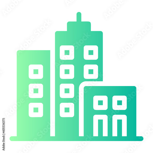 city gradient icon
