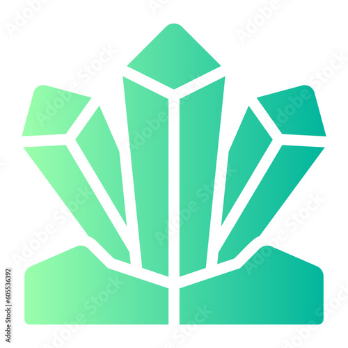 crystal gradient icon