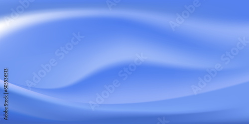 Abstract Background Smooth Blue Gradient Mesh Wave Design. Soft Background Template Vector