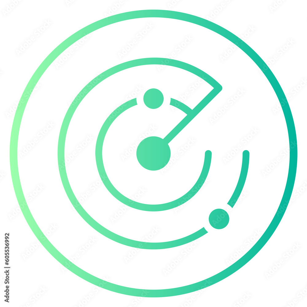 radar gradient icon