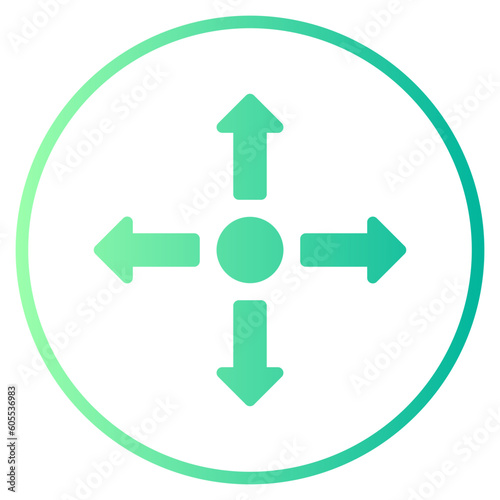 move gradient icon