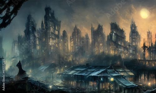 Ruined city