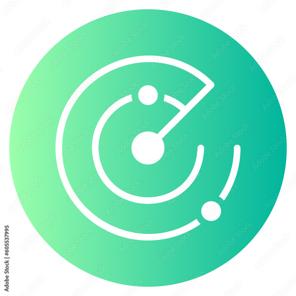 radar gradient icon radar gradient icon