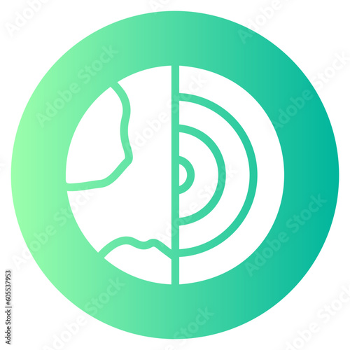 geothermal gradient icon
