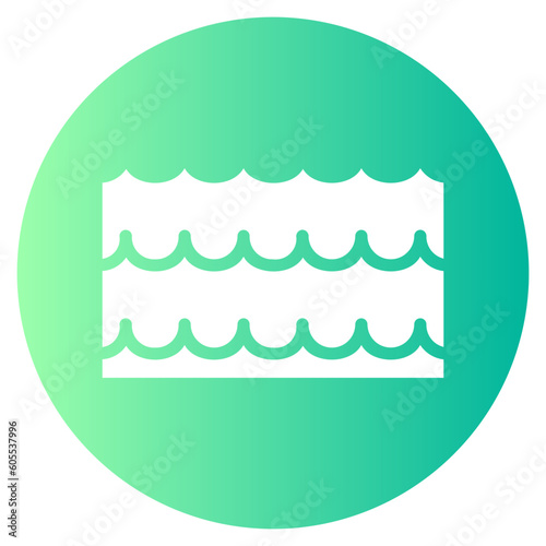 sea gradient icon