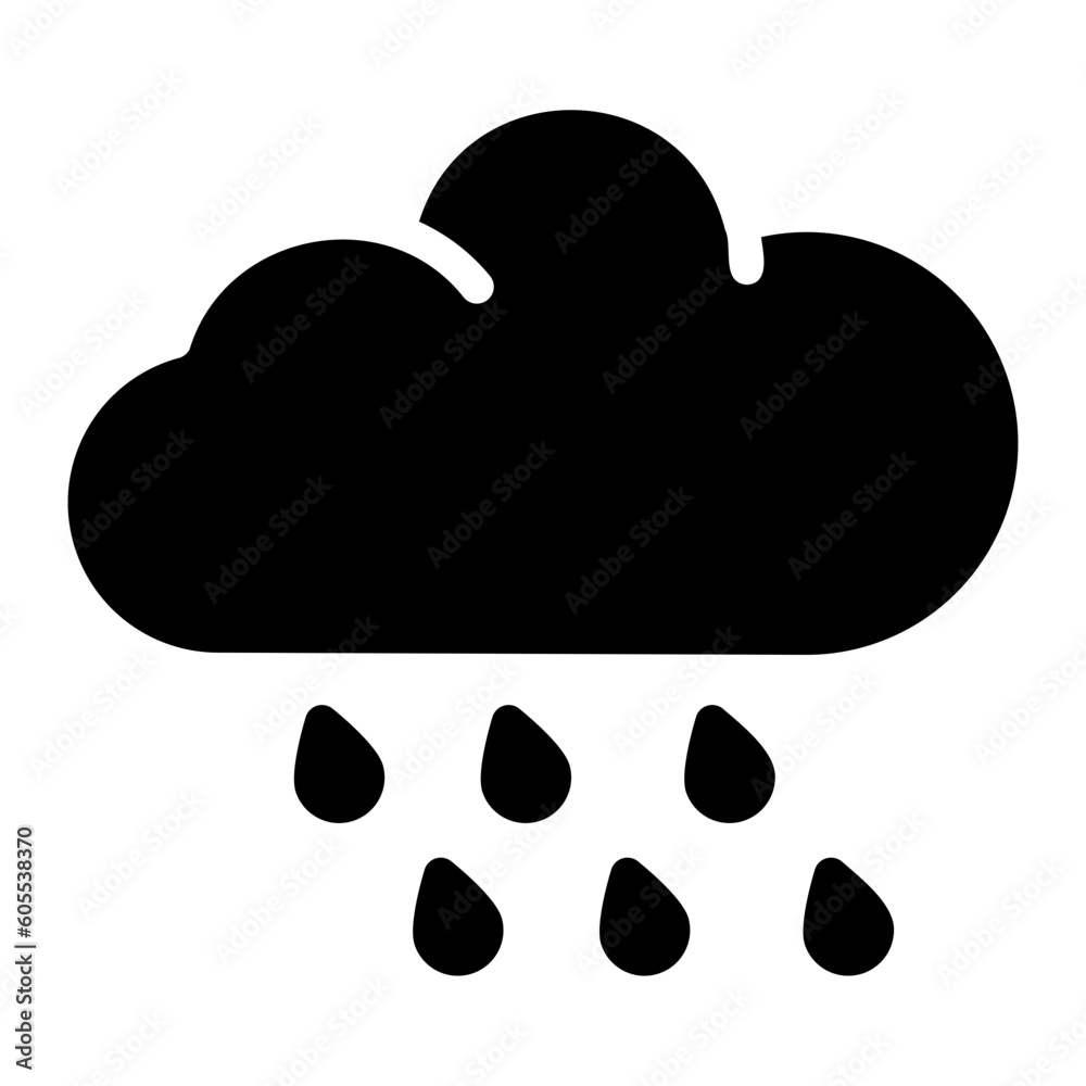 cloud glyph icon cloud glyph icon