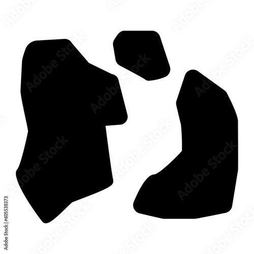 continents glyph icon