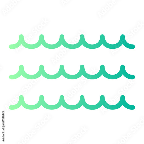 sea gradient icon
