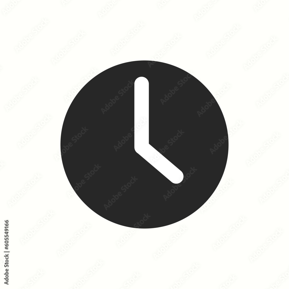 Clock icon. Watch, the time icon vector illustration Clock icon. Watch, the time icon vector illustration