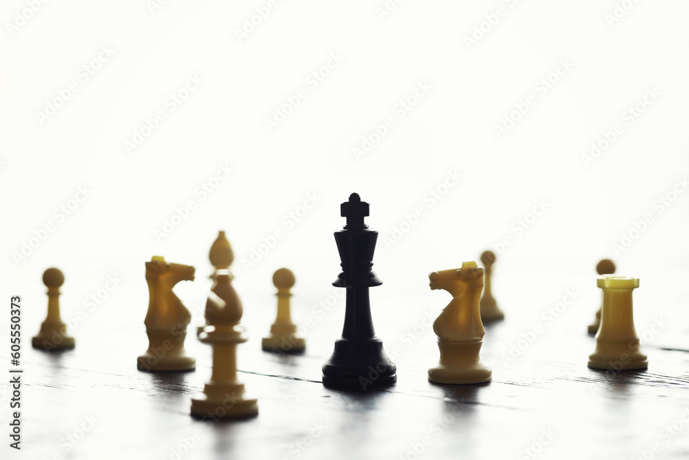 chess board game for ideas and competition and strategy, business success concept chess board game for ideas and competition and strategy, business success concept