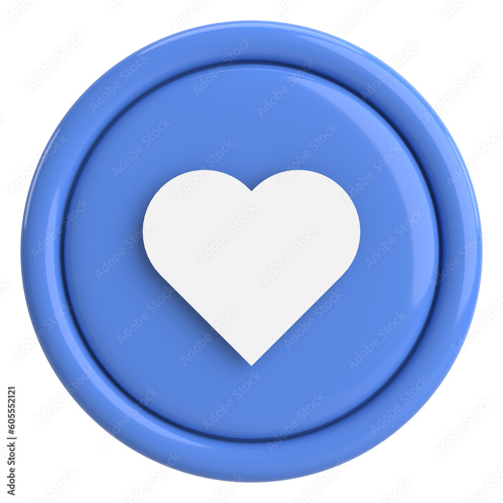 Like button. Like icon. 3D illustration. Like button. Like icon. 3D illustration.