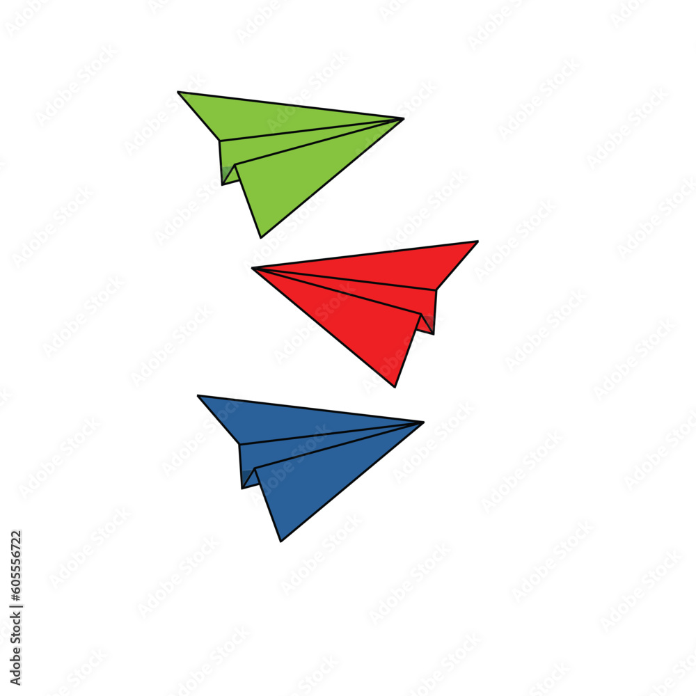 Paper plane icon is isolated on white background. Vector illustration. Eps 10. Paper plane icon is isolated on white background. Vector illustration. Eps 10.