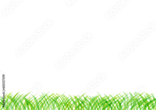 背景素材水彩テクスチャ 草