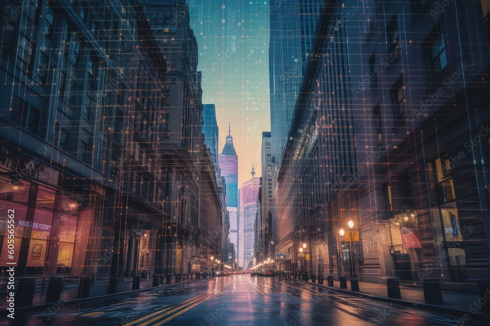 traffic at night, street view, slow shutter traffic at night, street view, slow shutter