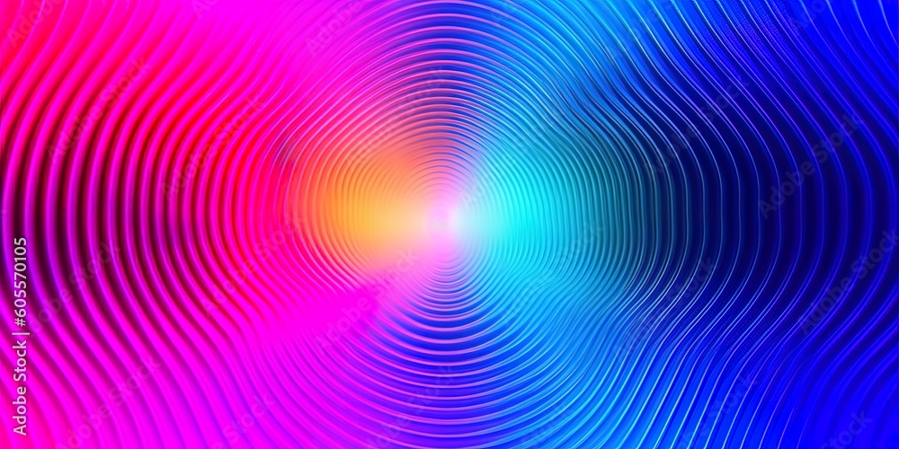 Abstract background with rainbow circles, glowing lights circles . Generative AI. Abstract background with rainbow circles, glowing lights circles . Generative AI.
