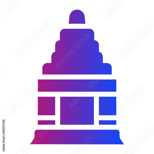 prambanan gradient icon