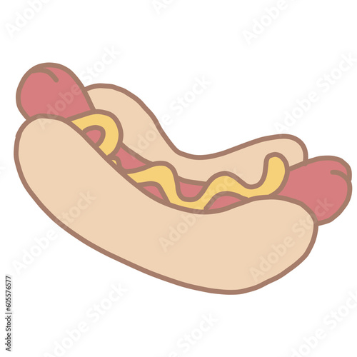 hot dog illustration
