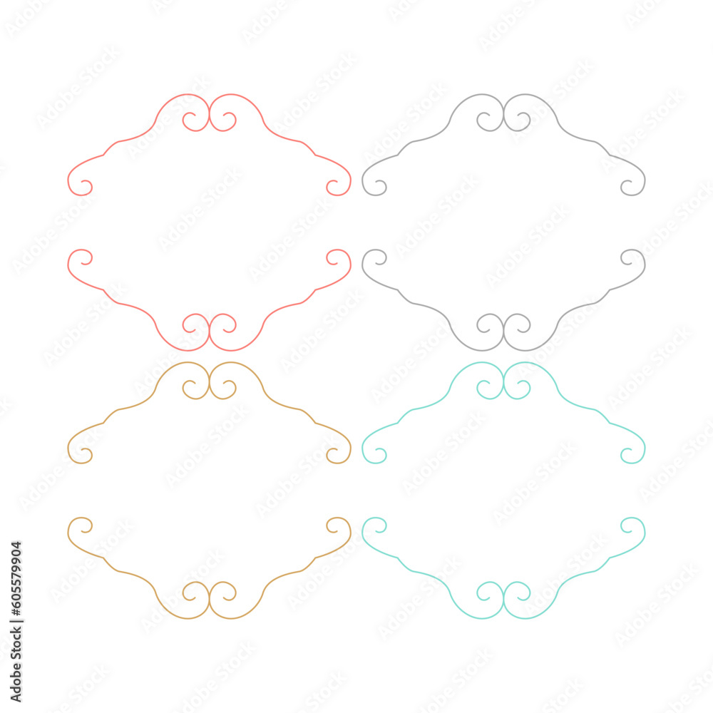 WEDDING DAY ORNAMENTAL FRAMES, LABELS COLLECTION ISOLATED ON WHITE WEDDING DAY ORNAMENTAL FRAMES, LABELS COLLECTION ISOLATED ON WHITE