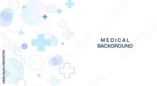 Medical molecular background with medical elements, cardiogram. Biotechnological concept, innovative technologies, health care. Vector