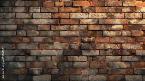 Old Brick Wall Grunge Brick Wall Generated With AI