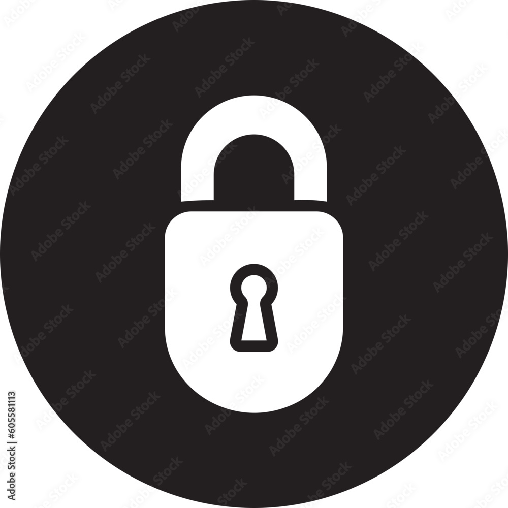 padlock glyph icon padlock glyph icon