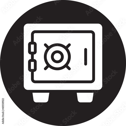 safebox glyph icon