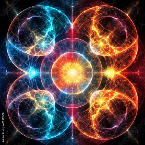Galactic energy pattern dynamic and radiant pattern 