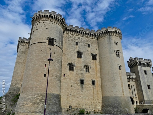 Tarascon, May 2023 : Visit the beautiful city of Tarascon in Provence - View on the castle
