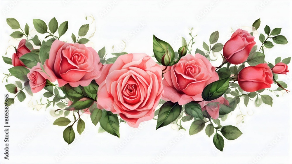 bouquet of roses made with generative ai bouquet of roses made with generative ai
