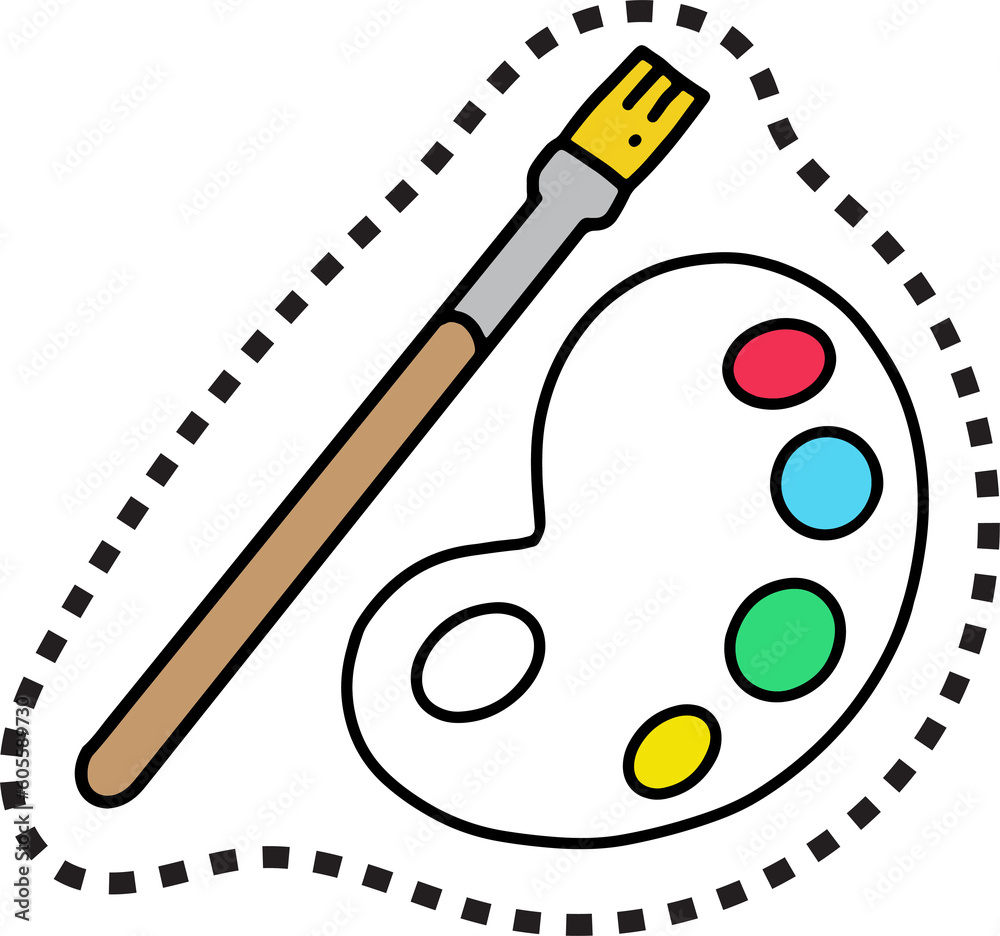 The School icon cartoon style The School icon cartoon style