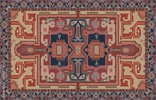 Persian carpet antique vector carpets Persian Serapi Carpet