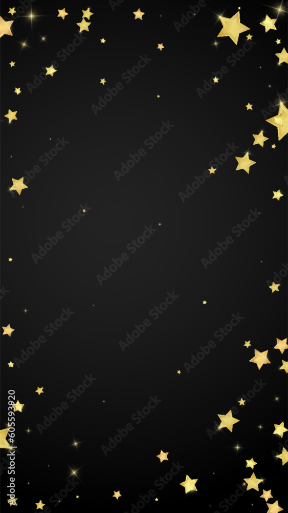 Magic stars vector overlay. Gold stars scattered Magic stars vector overlay. Gold stars scattered