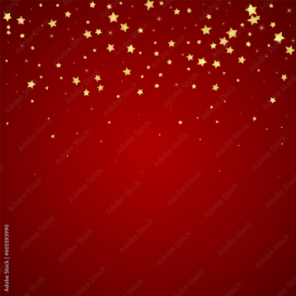 Magic stars vector overlay. Gold stars scattered Magic stars vector overlay. Gold stars scattered