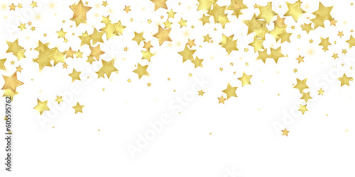 Magic stars vector overlay.  Gold stars scattered