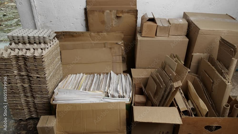 Paper and Paperboard, Corrugated cardboard, is a recyclable material