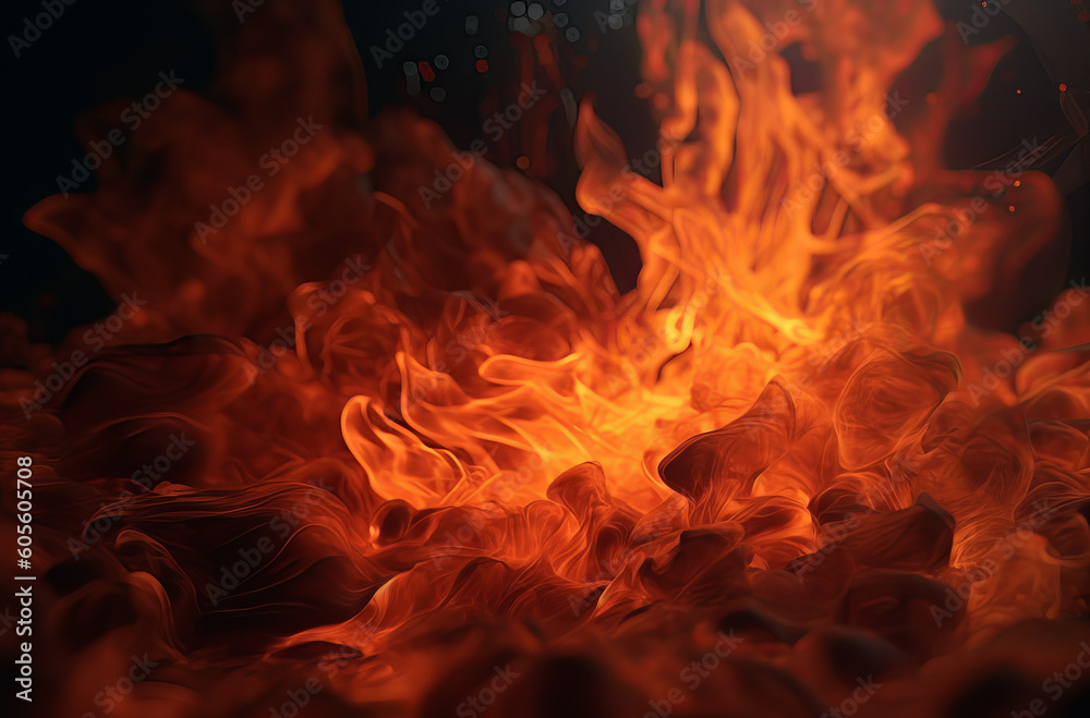 a background of a fire and smoke, in the style of 8k a background of a fire and smoke, in the style of 8k