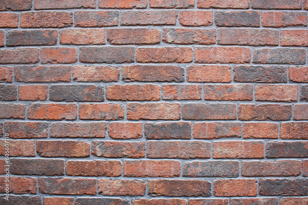 Modern brickwork.Red brickwork.Brick wall architecture.Facade decoration ornament. Modern brickwork.Red brickwork.Brick wall architecture.Facade decoration ornament.