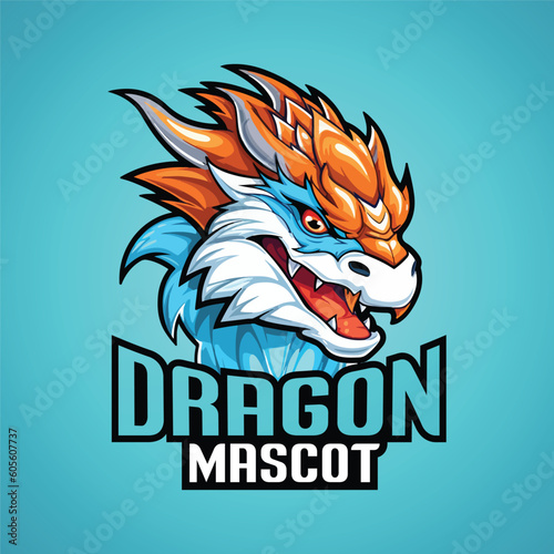 Wallpaper Mural Dragon Mascot Logo Design Dragon Logo Design Torontodigital.ca
