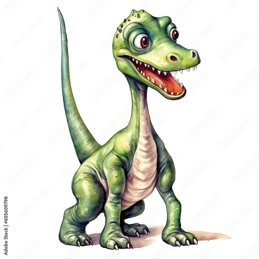Fototapeta premium happy cute dinosaurs baby